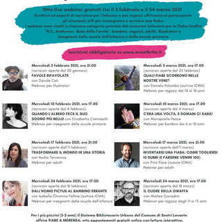 Premio 'H.C. Andersen - Baia delle Favole': bando prorogato fino al 31 marzo