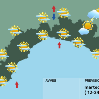 Meteo, al mattino velature estese su gran parte della Liguria