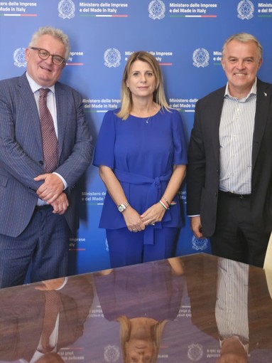Made in Italy, Sartori e Benveduti incontrano a Roma sottosegretario del Mimit Fausta Bergamotto