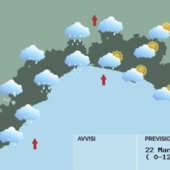 Meteo, domenica instabile in Liguria: piogge a ponente e neve nell’entroterra
