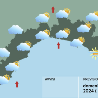 Meteo, risveglio con piogge in Liguria: nel pomeriggio diradamento della nuvolosità