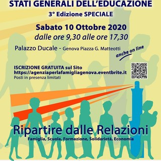 Palazzo Ducale: sabato 10 ottobre si svolgeranno gli Stati Generali dell'Educazione