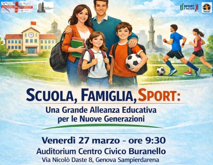 “Scuola, Famiglia, Sport: una grande alleanza educativa per le nuove generazioni” “Scuola, Famiglia, Sport: una grande alleanza educativa per le nuove generazioni”