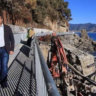 Riapre la strada per Portofino, la soddisfazione del consigliere regionale Senarega