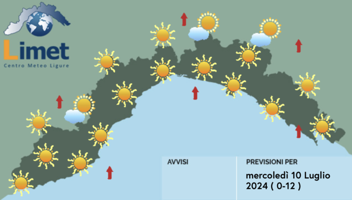 Meteo, cielo sereno su tutta la Liguria per gran parte della giornata Meteo, cielo sereno su tutta la Liguria per gran parte della giornata