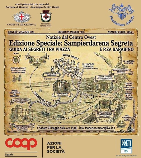 Sampierdarena "Segreta": un viaggio nel tempo tra ville nobiliari, leggende e fantasmi del passato