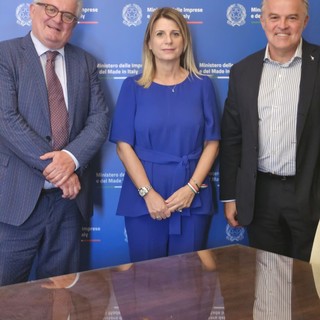Made in Italy, Sartori e Benveduti incontrano a Roma sottosegretario del Mimit Fausta Bergamotto Made in Italy, Sartori e Benveduti incontrano a Roma sottosegretario del Mimit Fausta Bergamotto
