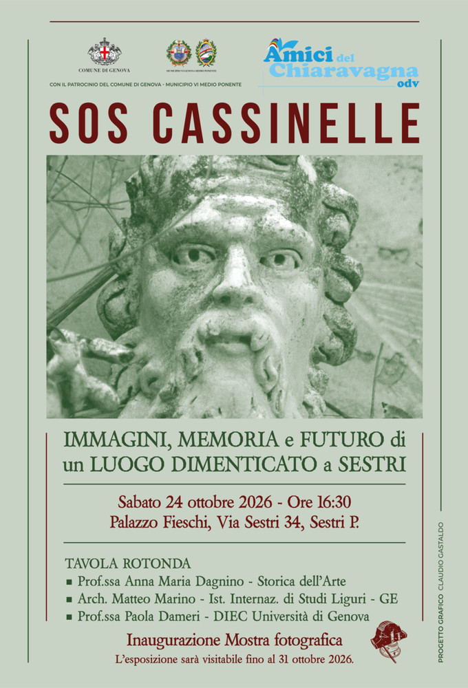 Incontro e mostra fotografica a Palazzo Fieschi per il recupero di Cassinelle Incontro e mostra fotografica a Palazzo Fieschi per il recupero di Cassinelle