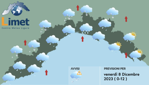 Meteo, nevicate fino ai 400 metri su savonese e genovese Meteo, nevicate fino ai 400 metri su savonese e genovese