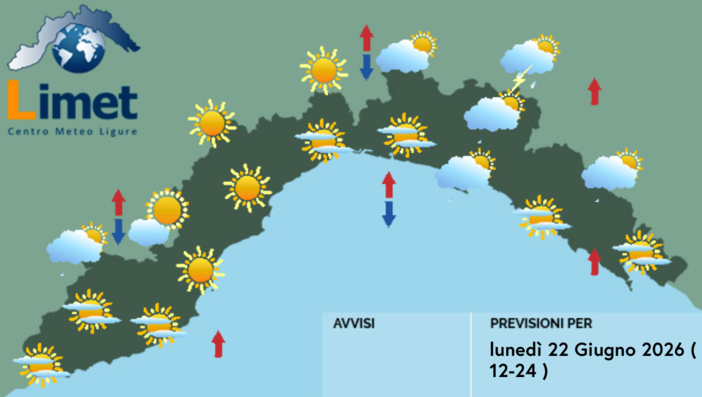 Meteo, al mattino cieli sereni su tutta la Liguria Meteo, al mattino cieli sereni su tutta la Liguria
