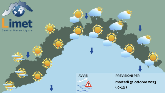 Meteo, ritorna il sole su tutta la Liguria Meteo, ritorna il sole su tutta la Liguria