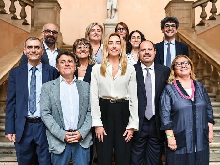 Silvia Salis con la sua giunta Silvia Salis con la sua giunta