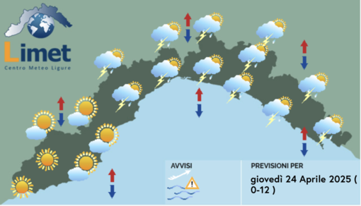 Meteo, instabilità e possibili piogge su tutta la Liguria Meteo, instabilità e possibili piogge su tutta la Liguria