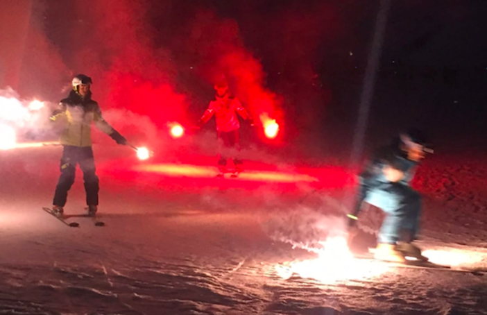 A Prato Nevoso la fiaccolata per finanziare la nuova sala operatoria del Gaslini