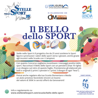 "Il Bello dello Sport": aperte le iscrizioni 2024 del concorso dedicato alle scuole