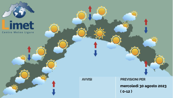 Meteo, ritorna il sole in tutta la Liguria: temperature in leggero aumento Meteo, ritorna il sole in tutta la Liguria: temperature in leggero aumento