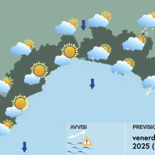 Meteo, prima neve sulle alture liguri. Ancora condizioni instabili nei prossimi giorni