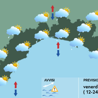 Meteo, al mattino piogge diffuse sul settore centro-occidentale della Liguria