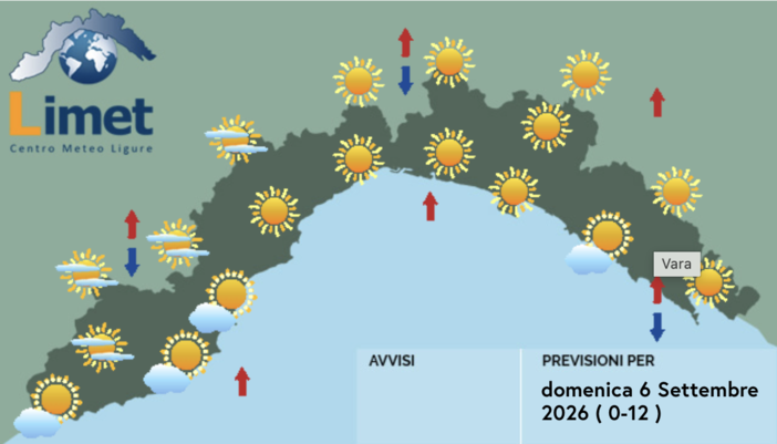 Meteo, tempo prevalentemente stabile e soleggiato sulla Liguria Meteo, tempo prevalentemente stabile e soleggiato sulla Liguria