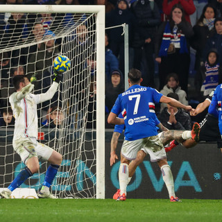 La parata di Ghidotti al 94' su Aurelio (Foto di Gabriele Siri)