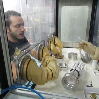 Simone Copello nei nei Laboratori Nazionali del Gran Sasso (LNGS)