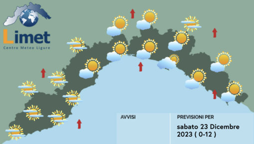 Meteo, sottili velature e qualche nube bassa sulla Liguria Meteo, sottili velature e qualche nube bassa sulla Liguria