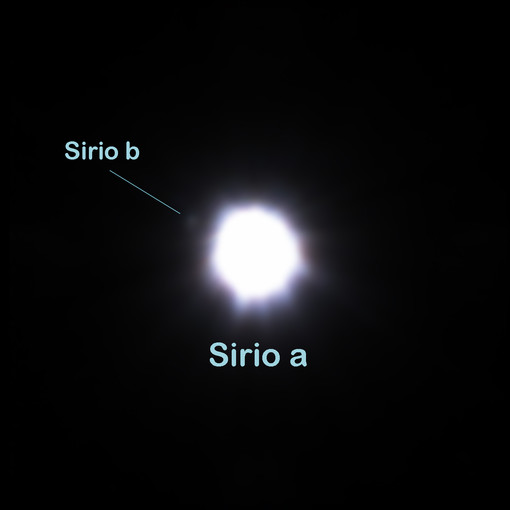 L'Osservatorio Astronomico del Righi cattura un'immagine della debole compagna di Sirio