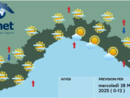 Meteo, cieli poco nuvolosi o tersi su tutta la Liguria