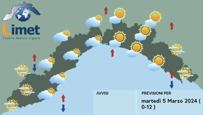 Meteo, temporali in arrivo dal pomeriggio sulla Liguria Meteo, temporali in arrivo dal pomeriggio sulla Liguria