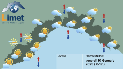 Meteo, nuvolosità sparsa su tutta la regione. Venti forti nel pomeriggio sulla costa centrale Meteo, nuvolosità sparsa su tutta la regione. Venti forti nel pomeriggio sulla costa centrale