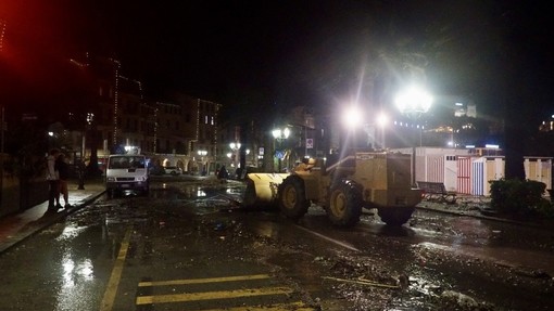 Santa Margherita Ligure, il punto della situazione dopo 24 ore di maltempo mentre il mare torna lentamente alla normalità (FOTO)