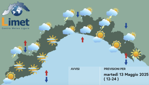 Meteo, nuvolosità sparsa e possibili rovesci pomeridiani nelle aree interne della regione