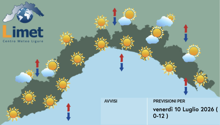 Meteo, il caldo intenso non dà tregua alla Liguria Meteo, il caldo intenso non dà tregua alla Liguria