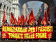 Lo striscione esposto dalla Fiom Genova al corteo dello scorso 30 giugno