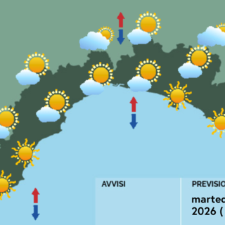 Meteo, al mattino cieli parzialmente nuvolosi sui settori costieri