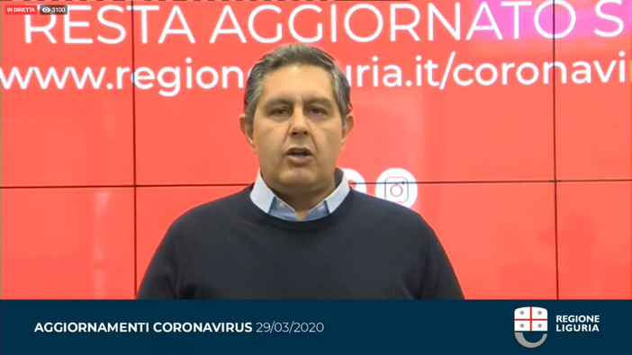 Coronavirus, aumentano i nuovi positivi ma anche i tamponi. Toti: "Siamo arrivati al 'plateau' nel grafico dei contagi"