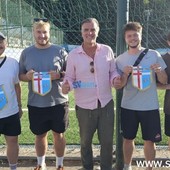 Calcio, Serie D. Da Hannover a Ligorna, quattro nuovi tifosi tedeschi hanno assistito alla vittoria sul Celle Varazze Calcio, Serie D. Da Hannover a Ligorna, quattro nuovi tifosi tedeschi hanno assistito alla vittoria sul Celle Varazze