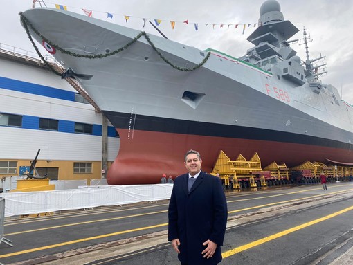 Fincantieri di Riva Trigoso: varo della fregata “Emilio Bianchi” Fincantieri di Riva Trigoso: varo della fregata “Emilio Bianchi”