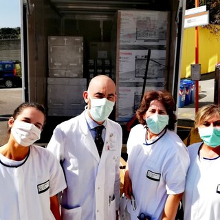 Nuovo reparto Covid all'ospedale San Martino di Genova: 2.000 metri quadrati per 70 posti letto [FOTO]