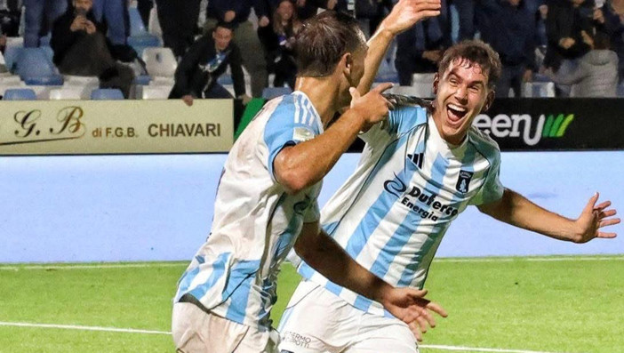Segna sempre Tiritiello. L'Entella vince 1-0 contro l'Empoli grazie al quinto gol in campionato del suo difensore centrale Segna sempre Tiritiello. L'Entella vince 1-0 contro l'Empoli grazie al quinto gol in campionato del suo difensore centrale