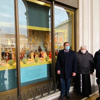 Inaugurato il presepe della Regione Liguria nella sede di piazza De Ferrari