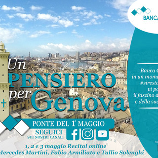 Banca Carige lancia l'iniziativa "Un pensiero per Genova"