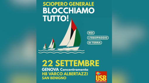 Sciopero generale a Genova il 22 settembre per Gaza: blocco di tutte le attività, protesta in porto e in città Sciopero generale a Genova il 22 settembre per Gaza: blocco di tutte le attività, protesta in porto e in città