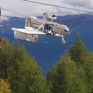 Sondrio: genovese precipita con un ultraleggero, è salvo