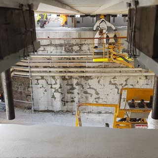 Pegli, completato il varo del nuovo sovrappasso ferroviario