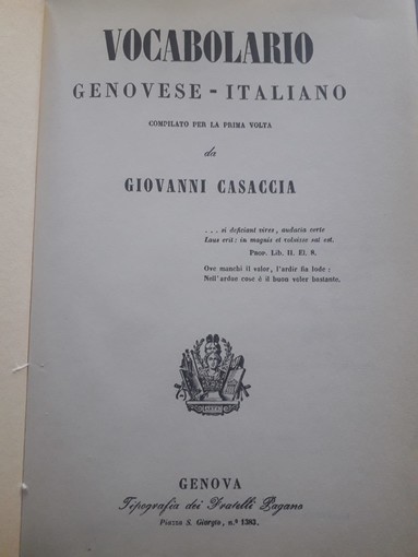 Dialetto ligure: aperto il bando per insegnare zeneize a scuola Dialetto ligure: aperto il bando per insegnare zeneize a scuola