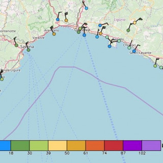 Meteo: ancora vento forte su Genova e la Liguria