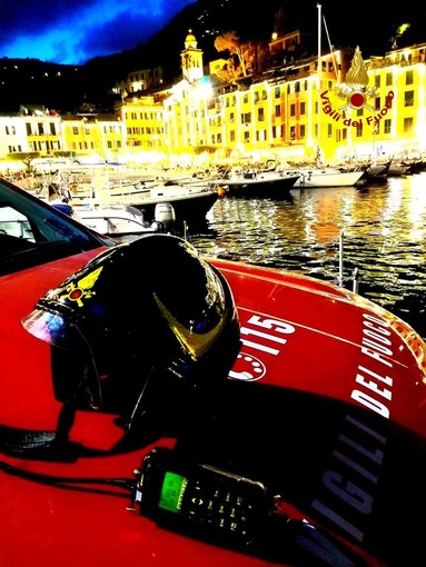 Portofino: a fuoco barca a vela di 20 metri