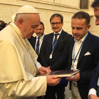 Portofino: il sindaco Viacava incontra Papa Francesco