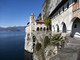 The Hermitage of Santa Caterina del Sasso. In the gallery, Virginia Islet, the Sacro Monte (Stations of the Cross) and Varese historic centre